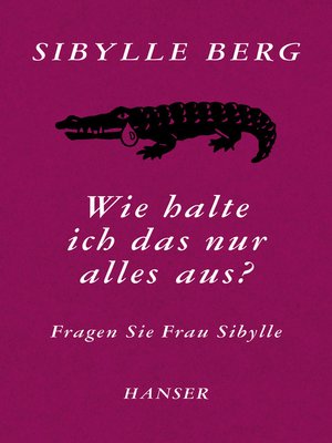 cover image of Wie halte ich das nur alles aus?
